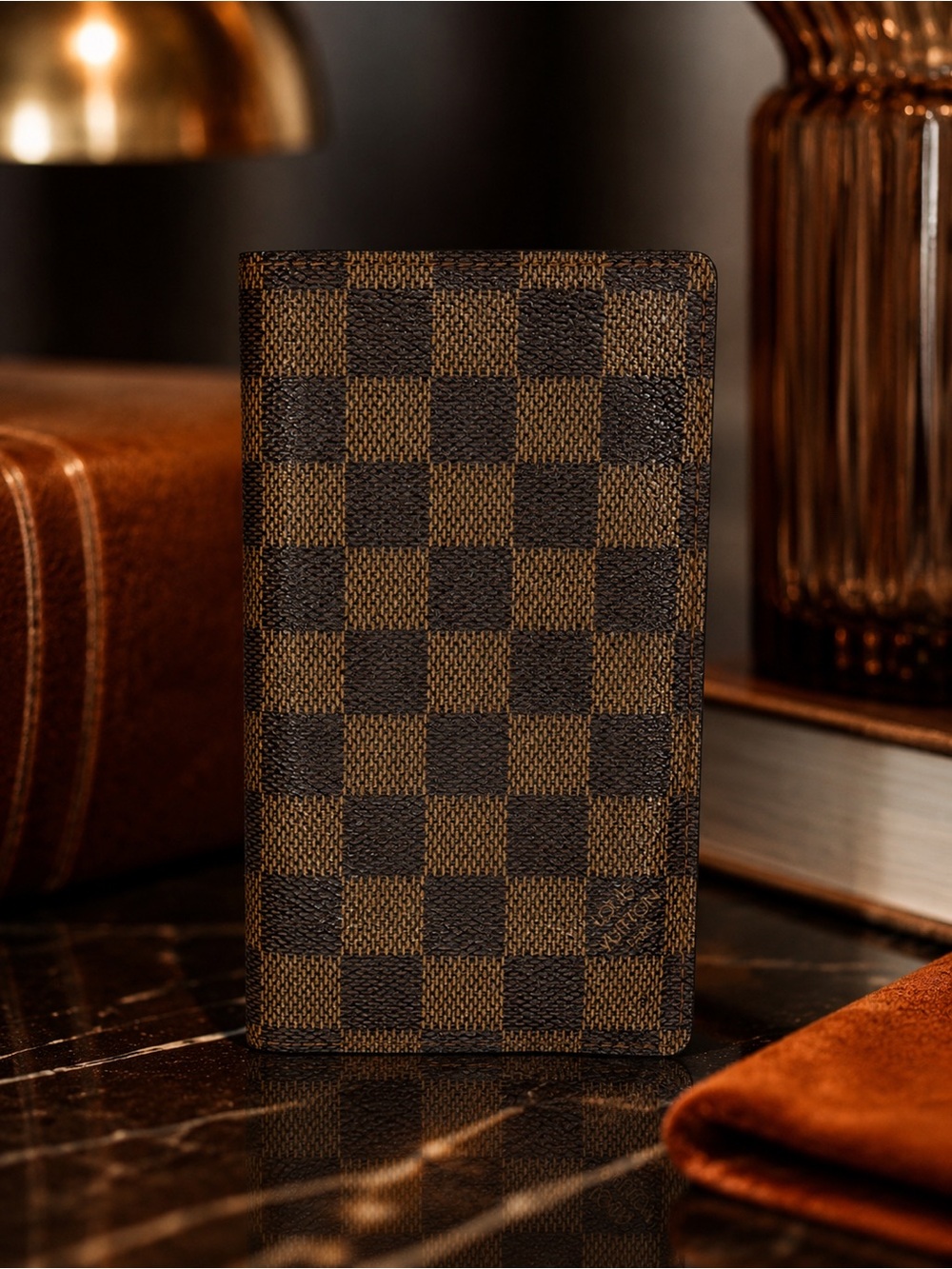 Louis Vuitton Men’s Damier Ebene Long Bifold Wallet | Excellent Condition - Picture 1 of 10